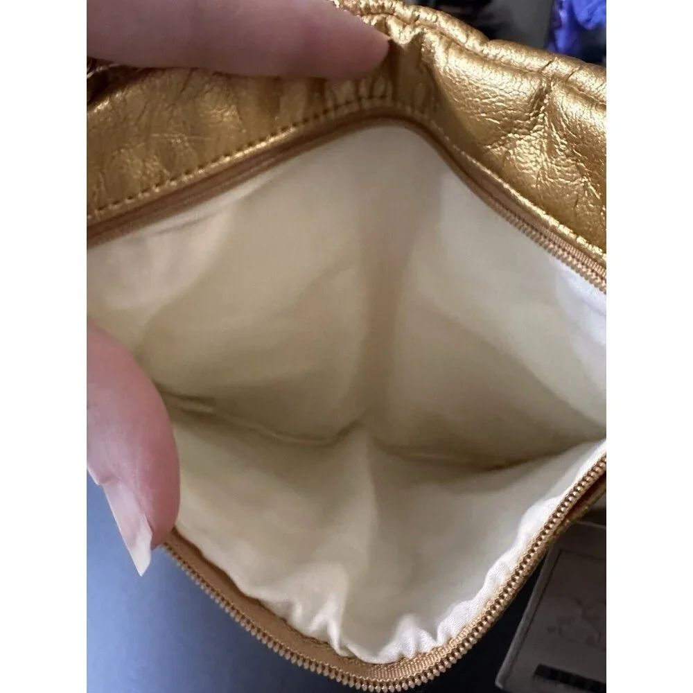 Gold Clutch Bitten By Steve & Barry’s Excl.‎ By Sarah Jessica Parker With Tag